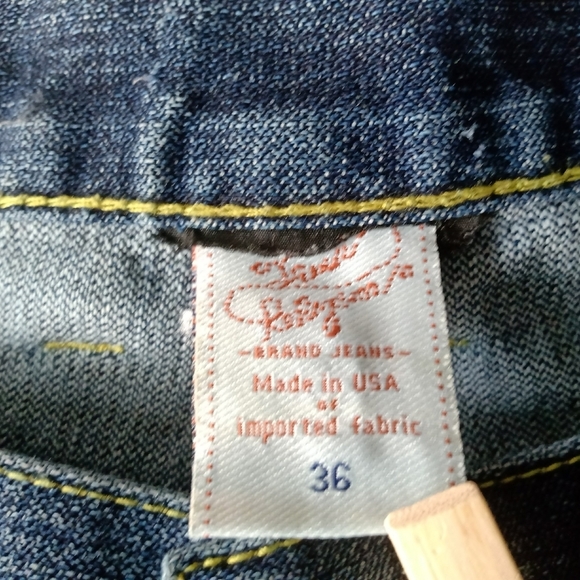 🔥SOLD🔥 TRUE RELIGION Mens Joey Super T Jeans 36 - Picture 12 of 13